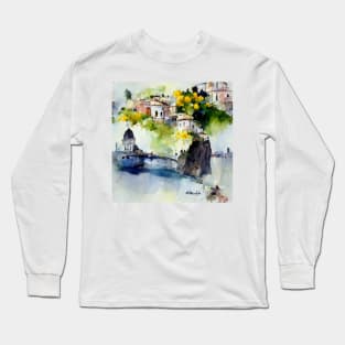 Italy watercolor Long Sleeve T-Shirt